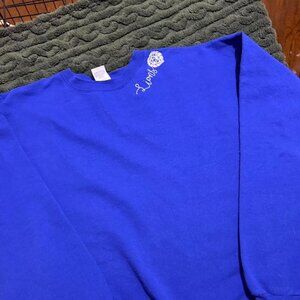 NFL Unisex Embroidered Lions Sweat Shirt Size XL Like New